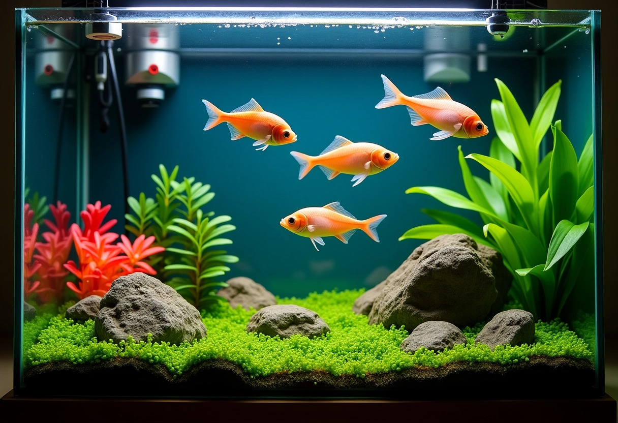 piranhas  aquarium