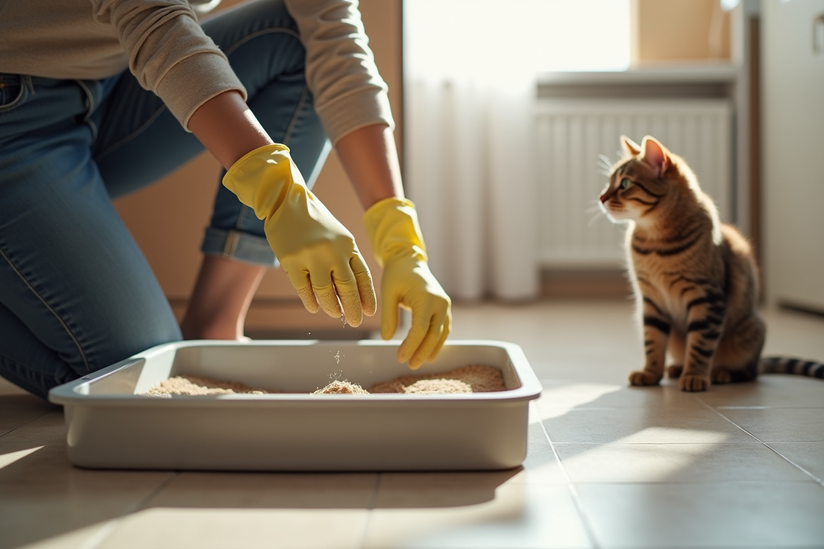 litière chat