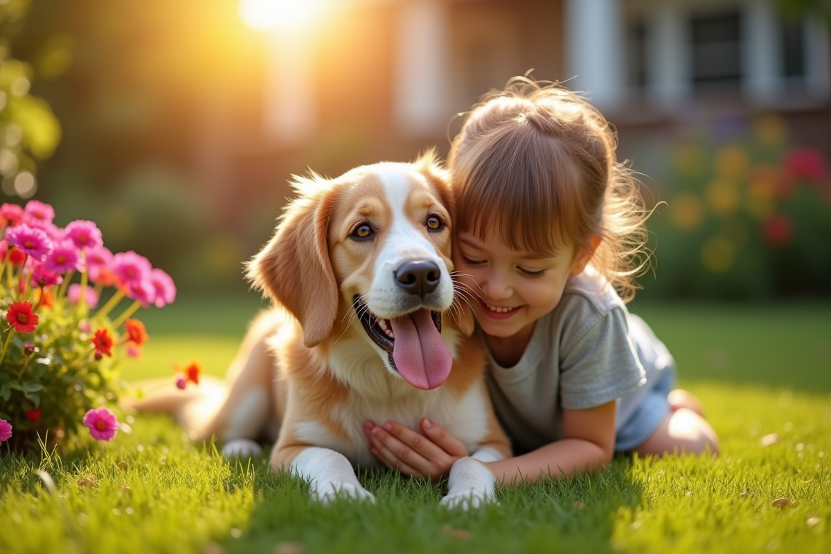 chien câlin